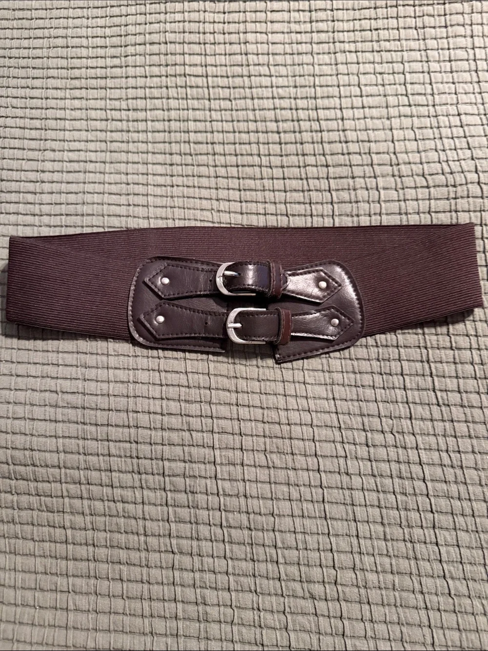 Wide Dark Brown Belt
